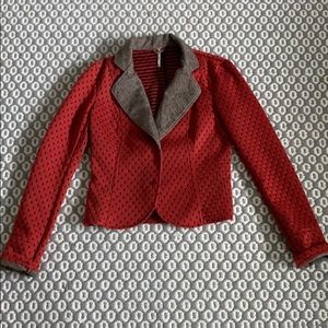 Free people Orange Blazer